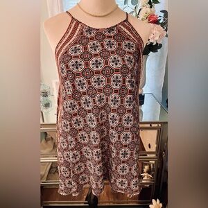 Vintage Max Studio Printed Halter Top. XL. Very good condition.